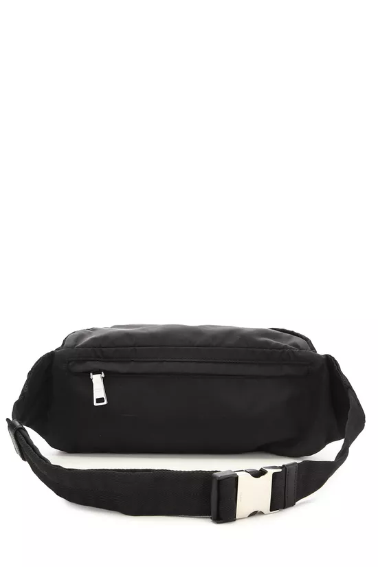 Black Nylon Belt Bag, , large image number 3