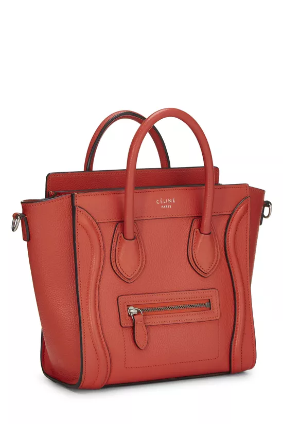 Red Leather Luggage Nano, , large image number 1