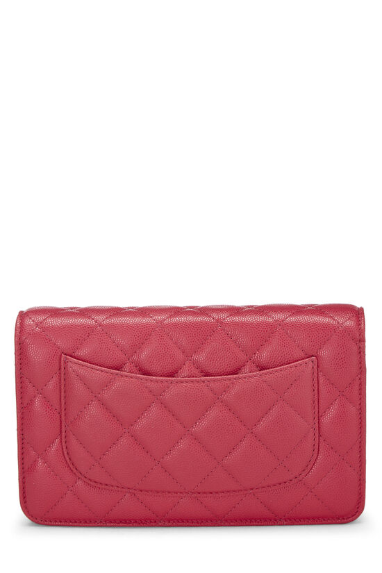 Pink Caviar Leather Reissue Wallet on Chain (WOC), , large image number 5