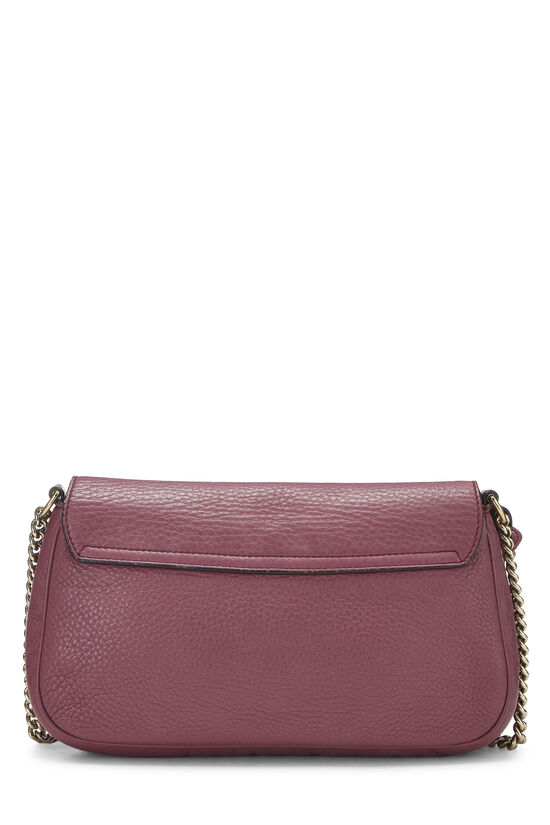 Purple Grained Leather Soho Chain Crossbody, , large image number 6