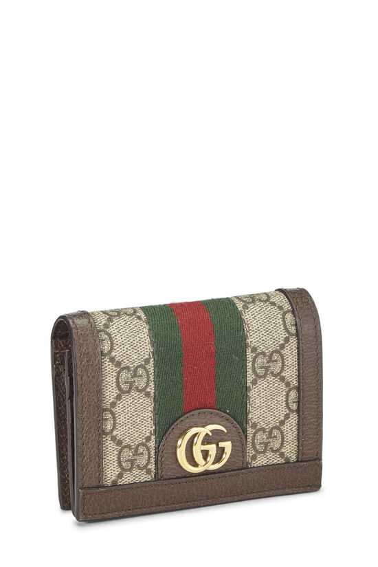 Original GG Supreme Canvas Ophidia French Wallet, , large image number 1