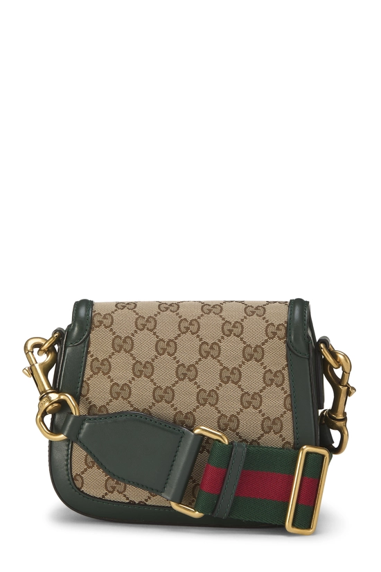 Green Original GG Canvas Lady Web Shoulder Bag Small, , large image number 3