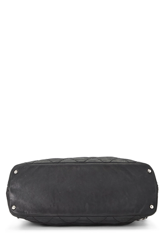 Black Nubuck Leather Sea Hit Tote Bag Small, , large image number 4