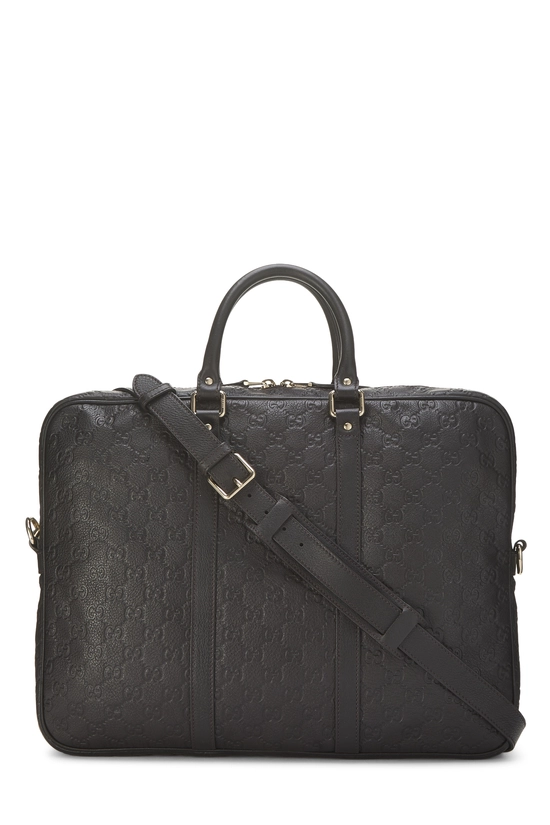 Brown Guccissima Briefcase, , large image number 3