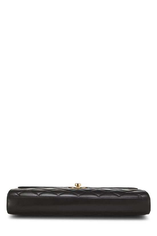 Black Quilted Lambskin Briefcase, , large image number 4