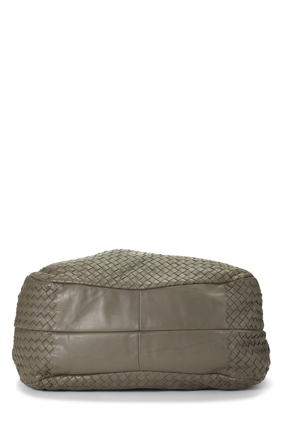 Grey Intrecciato Campana Tote Medium, , large image number 4