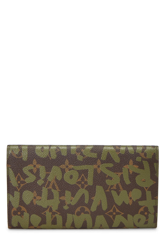 Stephen Sprouse x Louis Vuitton Green Monogram Graffiti Sarah, , large image number 3