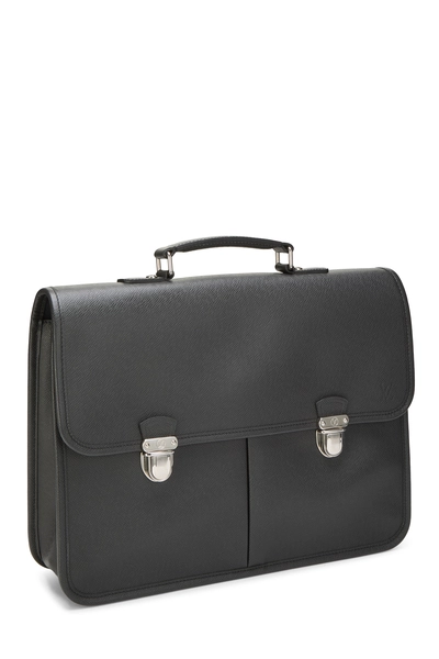Louis Vuitton Black Taiga Anton Briefcase — photo 2