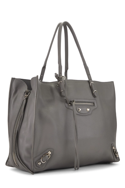 Balenciaga Grey Calfskin Papier B4 Zip Around — photo 2