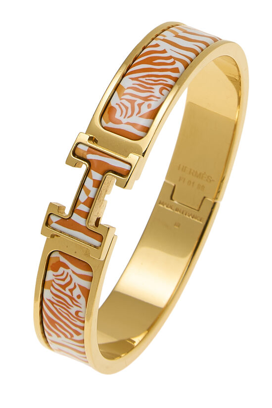 Orange & White Clic Clac H Narrow, , large image number 0