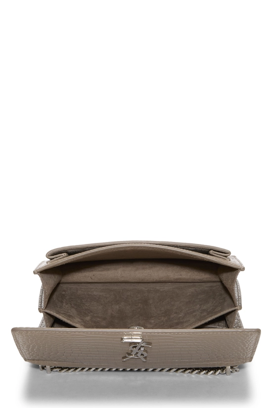 Beige Embossed Leather Sunset Medium, , large image number 5