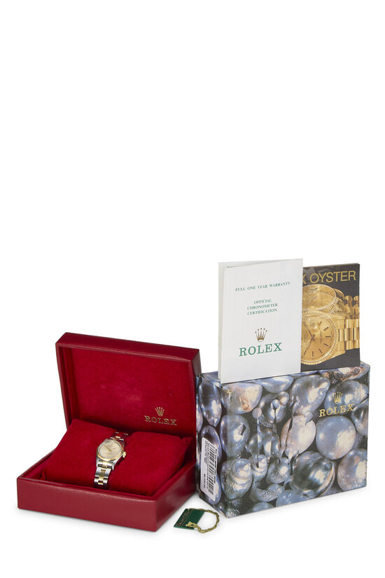 18K Yellow Gold & Stainless Steel Zephyr Oyster Perpetual 67243 24mm, , large image number 1