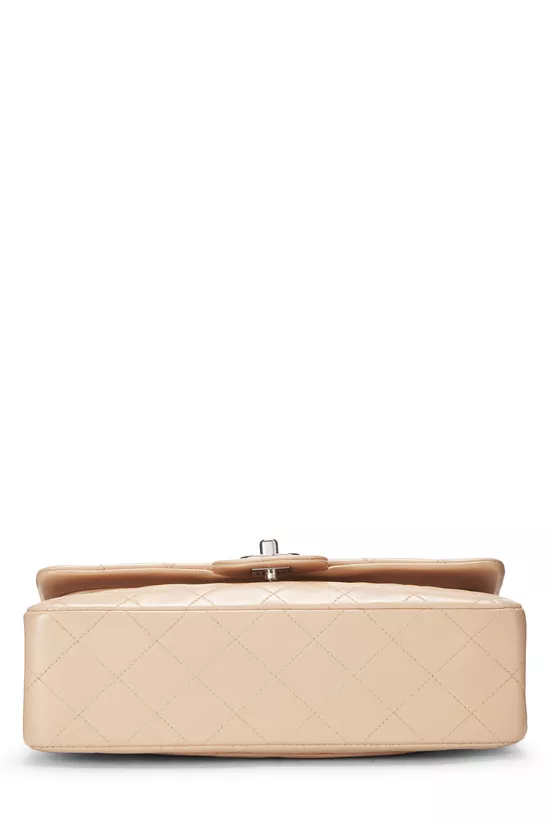 Pink Quilted Lambskin Classic Double Flap Small, , large image number 4