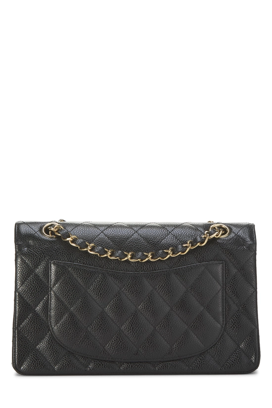 Black Quilted Caviar Classic Double Flap Small, , large image number 3