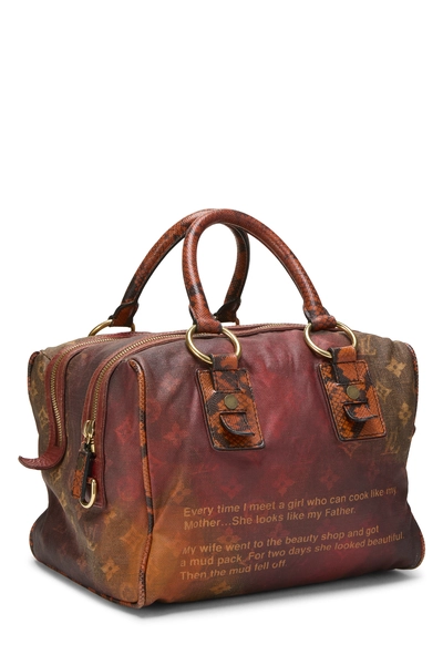 Louis Vuitton Richard Prince x Louis Vuitton Red Monogram Jokes Man Crazy — photo 2