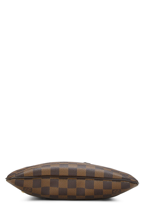 Louis Vuitton Damier Ebene Brooklyn Plate Shoulder Crossbody Bag N41100  A884 Auction