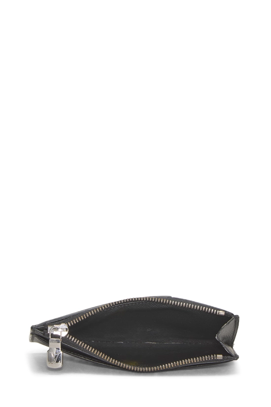 Black Monogram Eclipse Reverse Canvas Coin Card Holder, , large image number 3