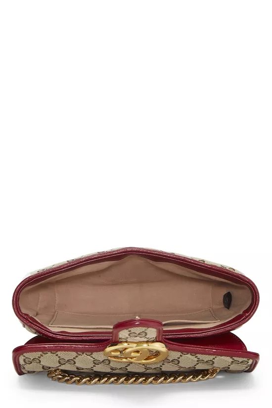 Red Original GG Canvas Marmont Shoulder Bag Mini, , large image number 5