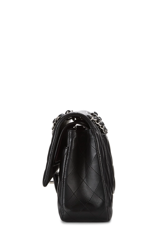 Black Quilted Lambskin Classic Double Flap Medium, , large image number 2