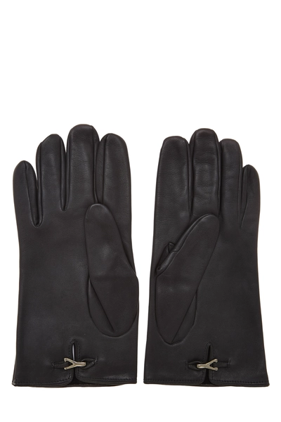 Black Lambskin Gloves, , large