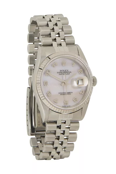 18K White Gold & Stainless Steel Mother Of Pearl Datejust 116234 36mm