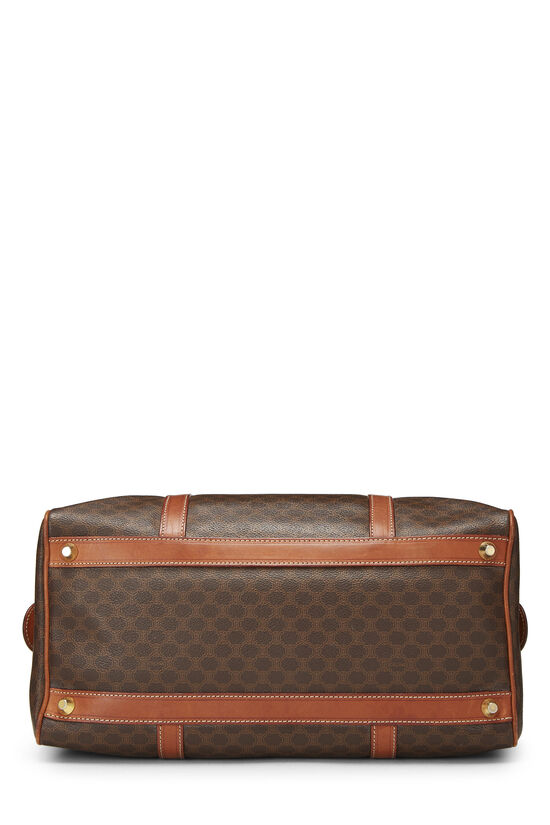 Brown Coated Canvas Macadam Boston Bag, , large image number 4