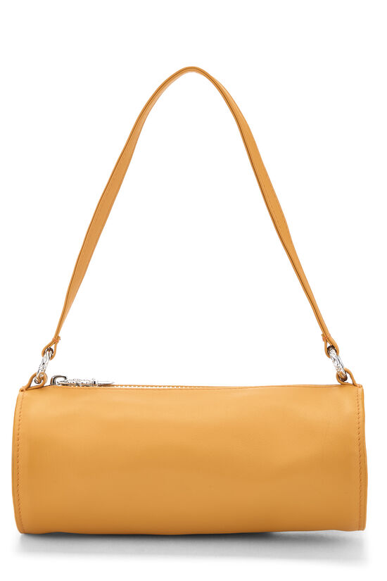 Orange Leather 3 Crosses Patch Shoulder Bag, , large image number 3