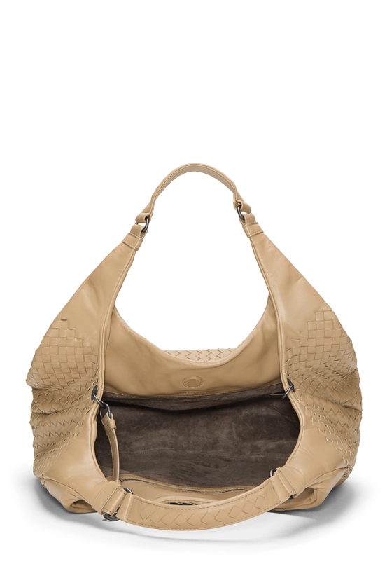 Beige Intrecciato Campana Tote Large, , large image number 4