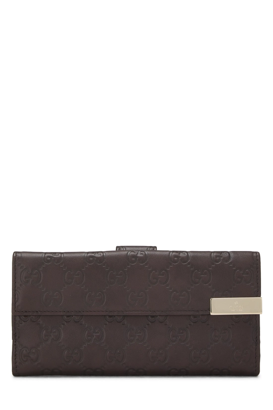 Brown Guccissima Continental Wallet, , large image number 0