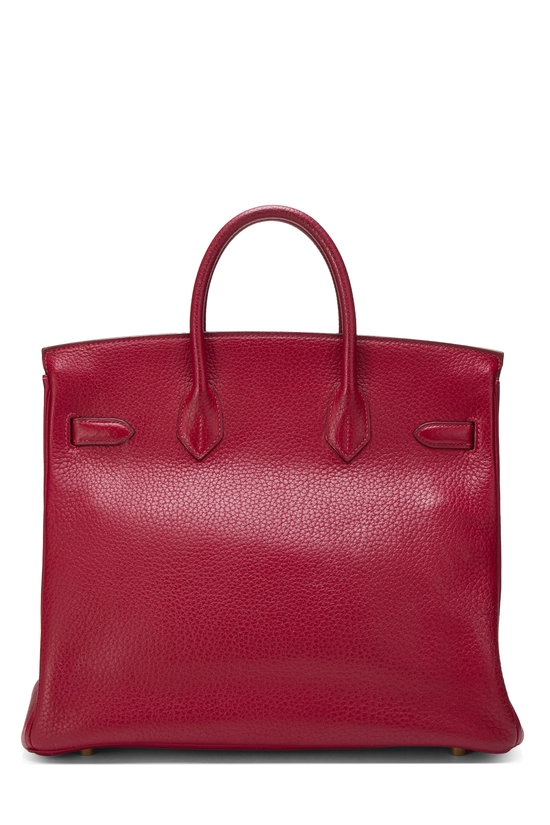 Rouge Vif Fjord Haut &agrave; Courroies "HAC" Birkin 32cm, , large image number 3