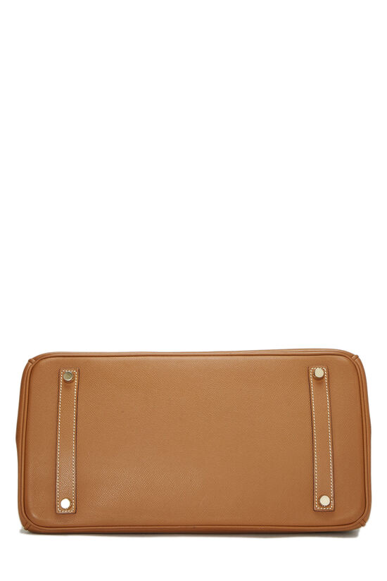 Gold Epsom Birkin 35, , large image number 4