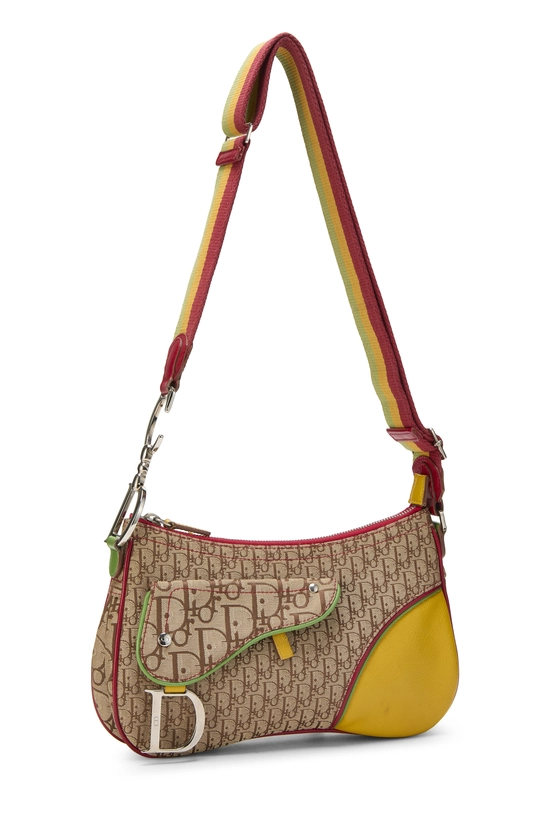 Rasta Trotter Canvas Saddle Shoulder Bag, , large image number 1