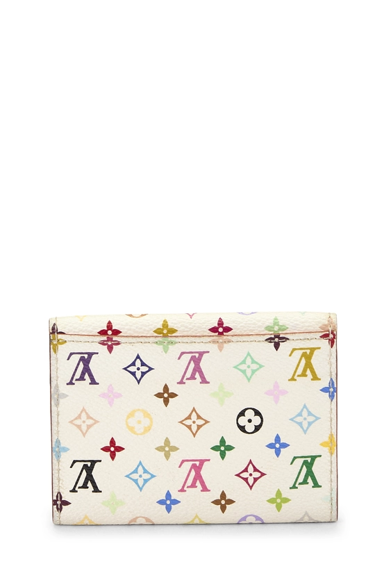 Takashi Murakami X Louis Vuitton White Monogram Multicolore Business Card Holder, , large image number 2