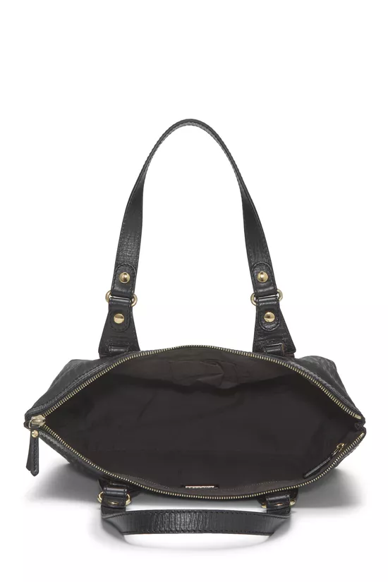 Black Zucchino Canvas Zip Tote Medium, , large image number 5