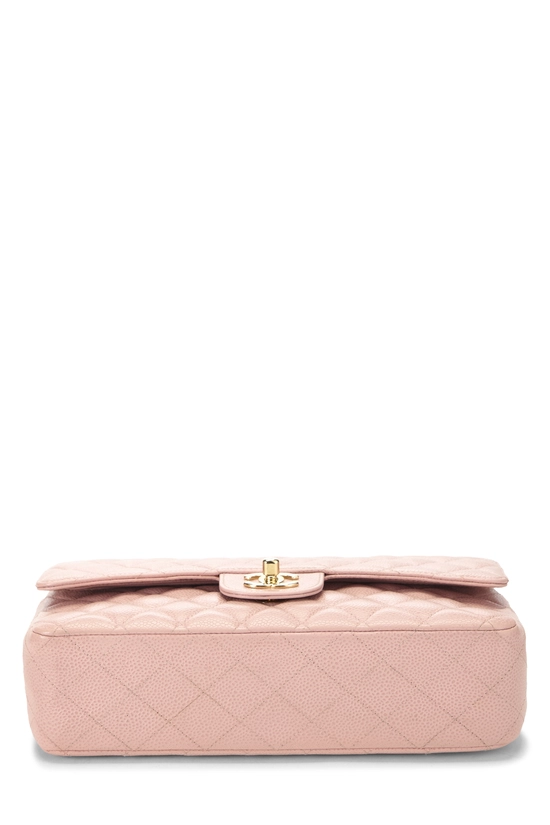 Pink Quilted Caviar Classic Double Flap Medium, , large image number 4