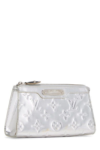 Silver Monogram Miroir Trousse Cosmetic, , large