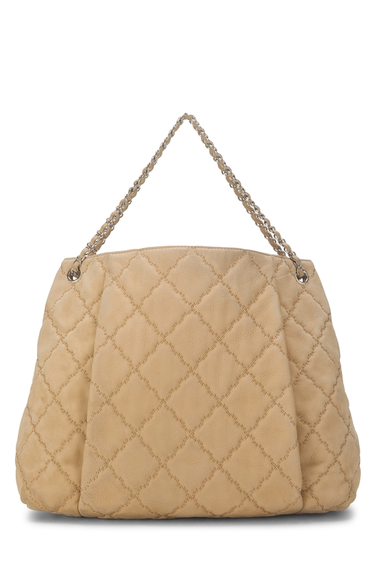 Beige Nubuck Hamptons Shopping Bag Large, , large image number 3