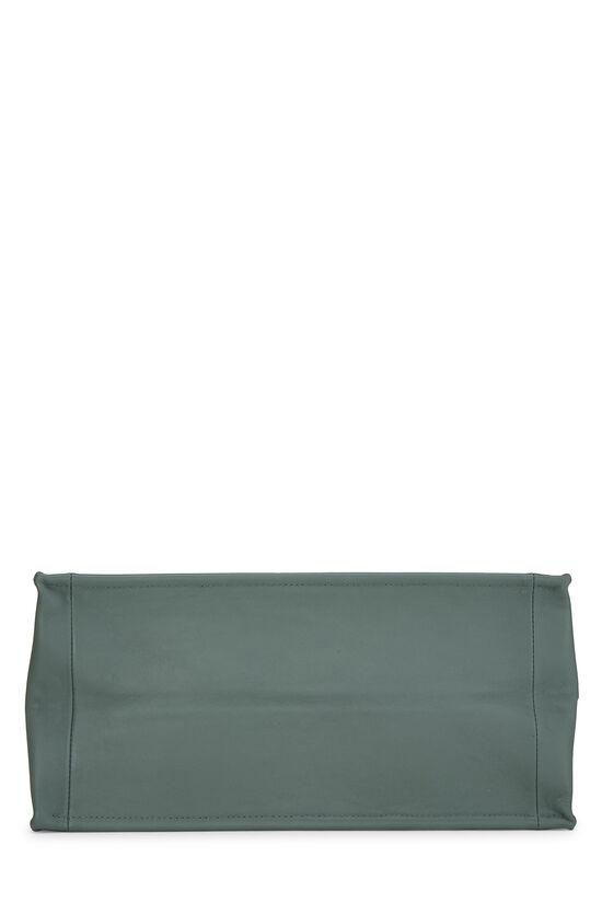 Green Calfskin Book Tote Medium, , large image number 4