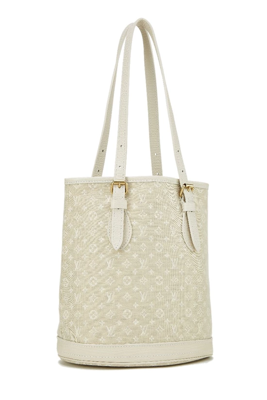 Beige Monogram Mini Lin Bucket PM, , large image number 1