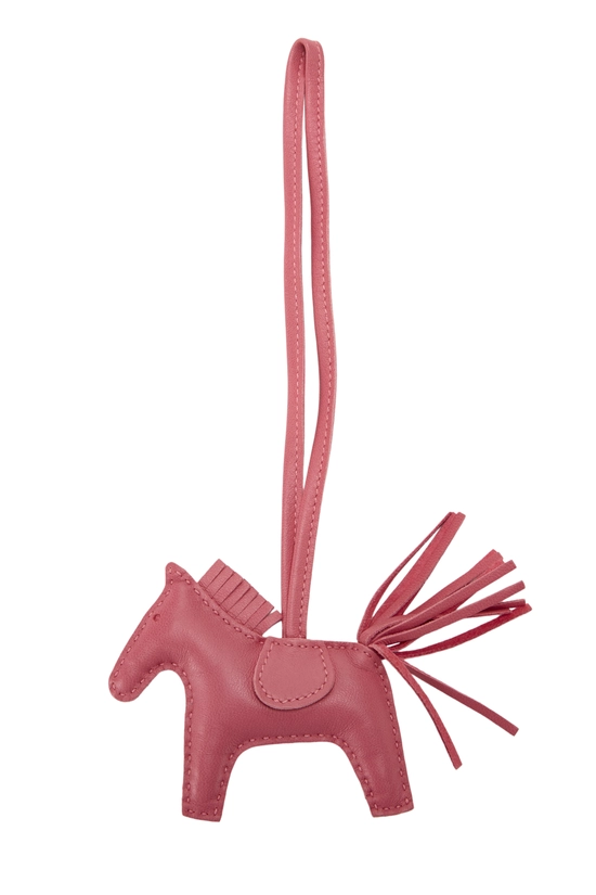 Rose Azalee Milo Leather Rodeo Bag Charm PM, , large image number 0