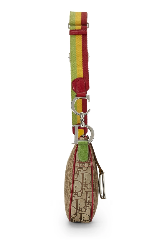 Multicolor Rasta Saddle Bag, , large image number 2