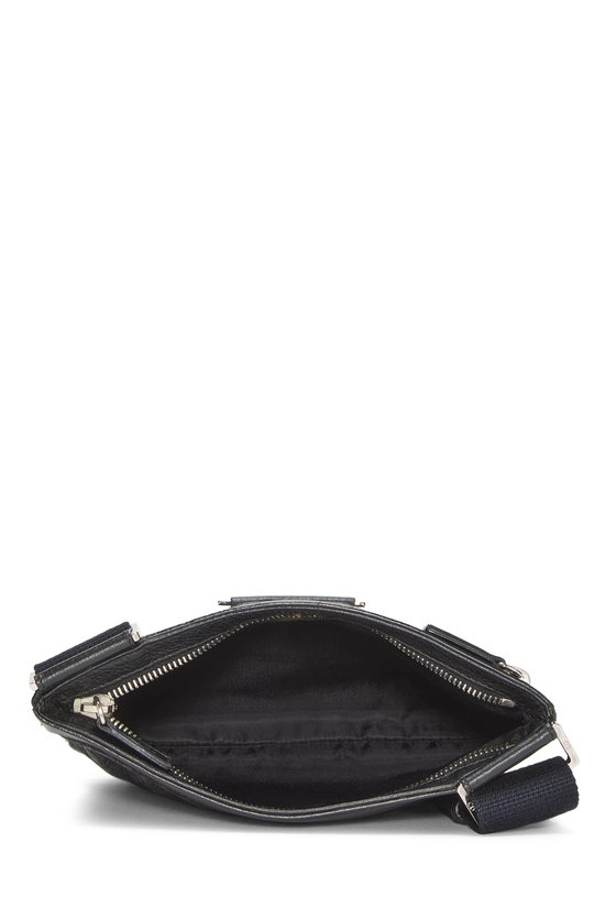 Black Trotter Canvas Street Chic Crossbody Bag, , large image number 5