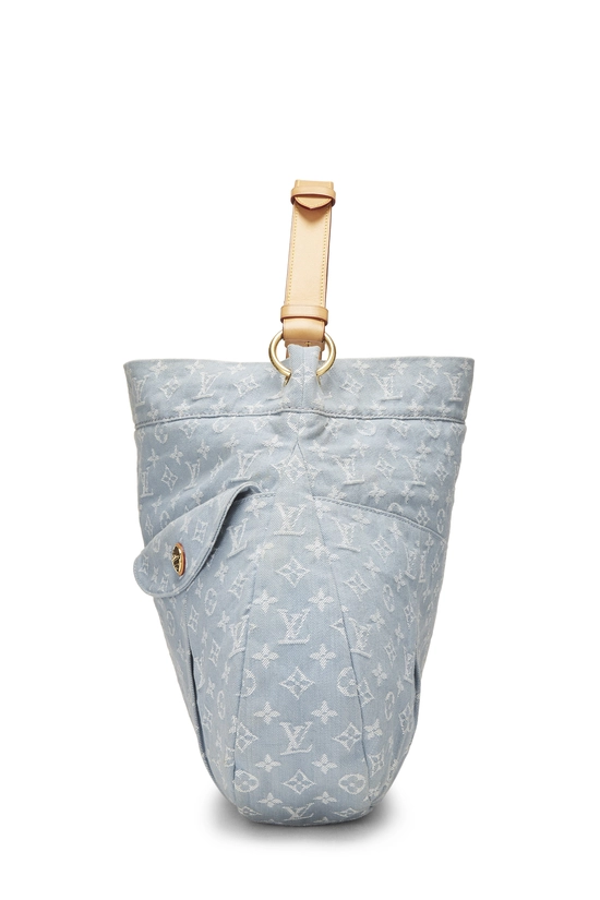 Blue Monogram Denim Daily GM, , large image number 2