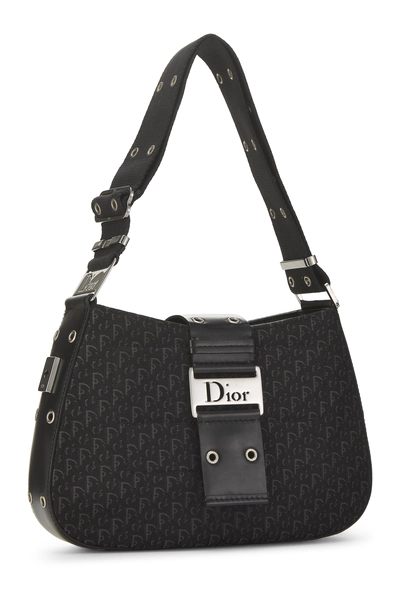 Christian Dior Black Trotter Canvas Street Chic Shoulder Bag — photo 2