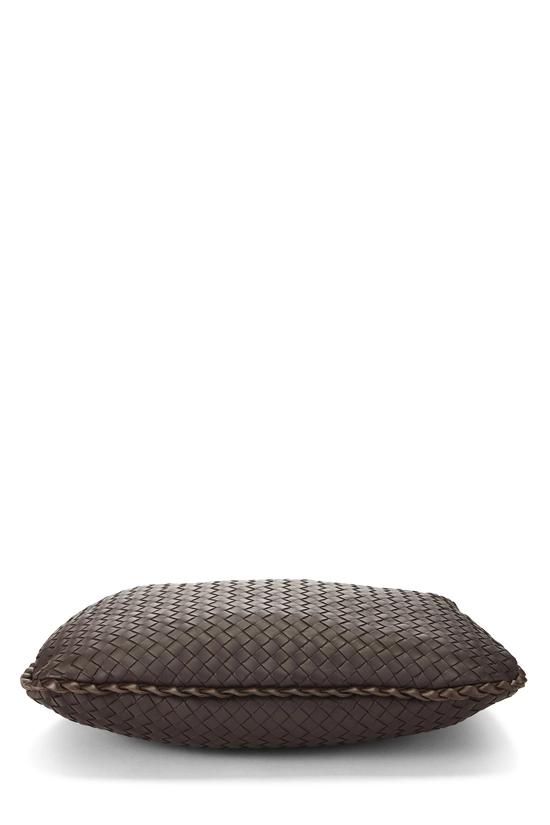 Brown Intrecciato Veneta Hobo Medium, , large image number 4