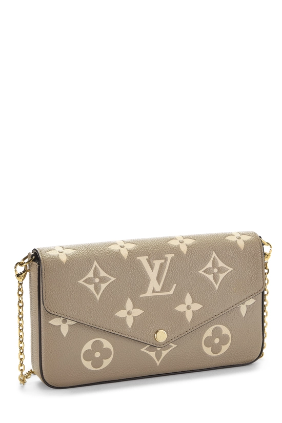 Grey Monogram Empreinte Pochette Felicie, , large image number 1