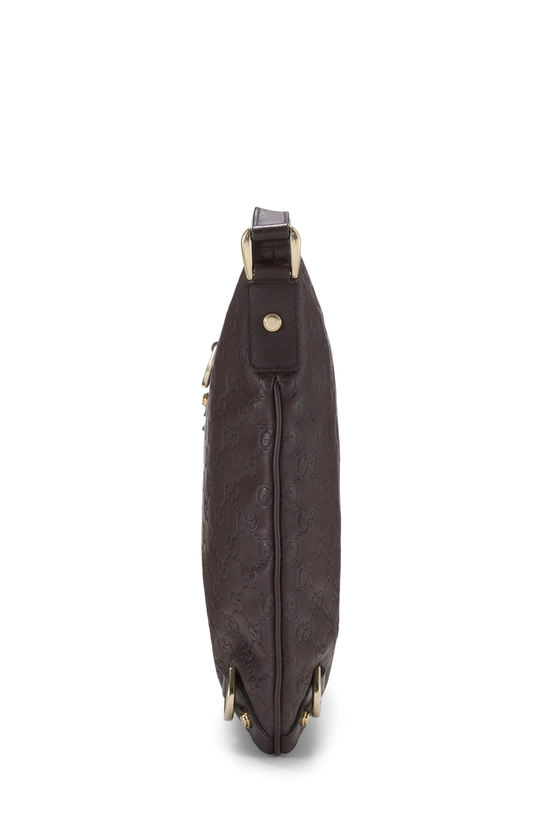 Brown Guccissima D-Ring Abbey Messenger, , large image number 2