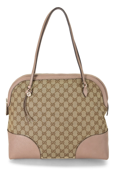 Pink Original GG Canvas Bree Tote