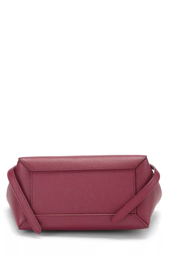 Pink Grained Calfskin Belt Bag Nano, , large image number 4