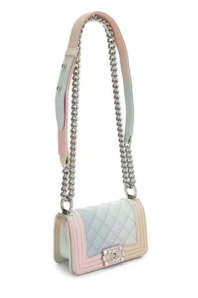Chanel Rainbow Quilted Caviar Boy Bag Mini — photo 2